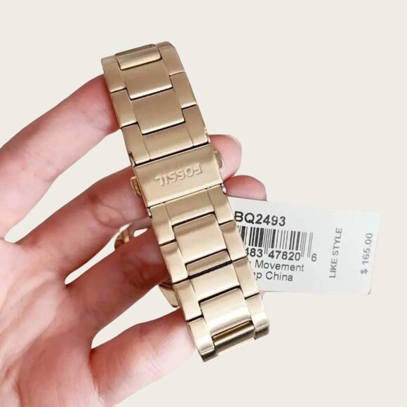 Fossil BQ2493 Bannon Multifunction Gold-Tone Stainless Steel Men's Watch - Picture 5 of 5